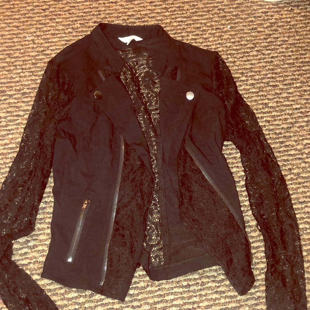 Black lace jacket